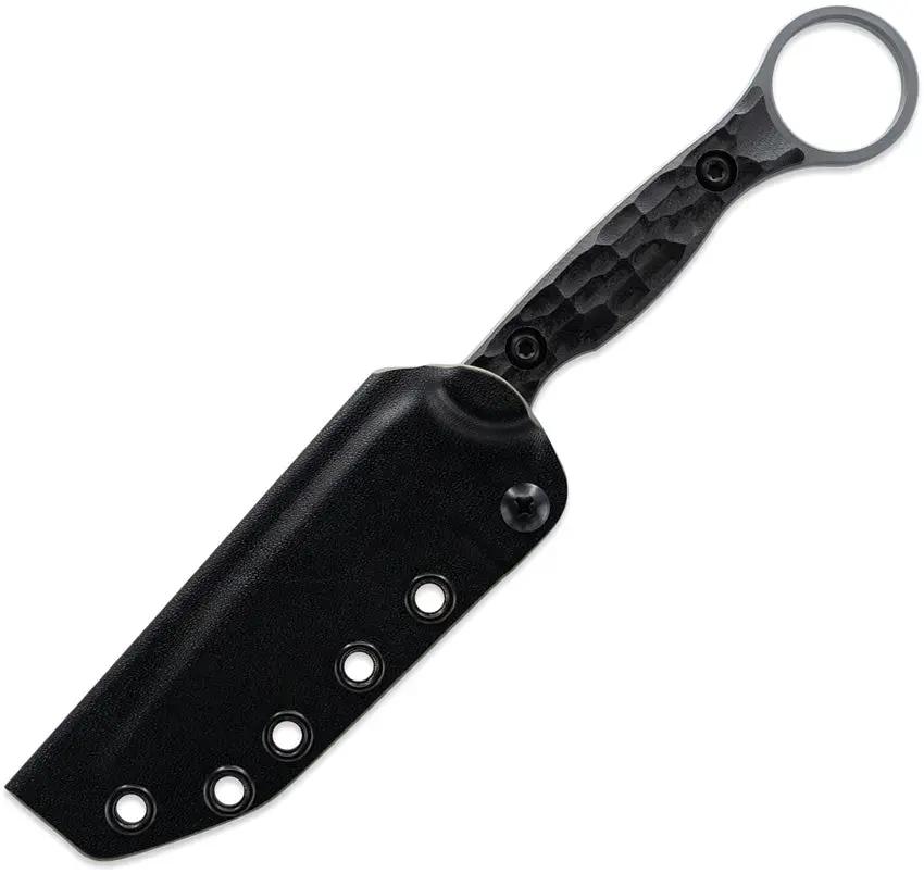 Toor Serpent T Fixed Blade - Gray CPM 3V Tanto With Finger Ring And Full Tang For Heavy Duty Tasks by Toor