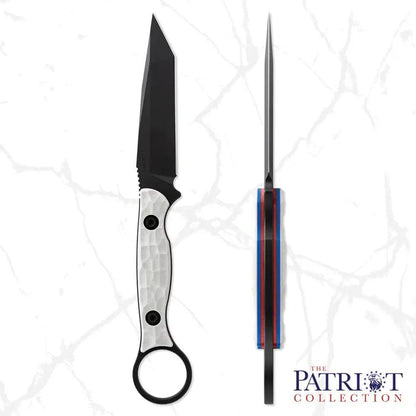 Toor Serpent T Patriot Fixed Blade - CPM3V Tanto With G10 Handle Full Tang FlexTech Sheath by Toor