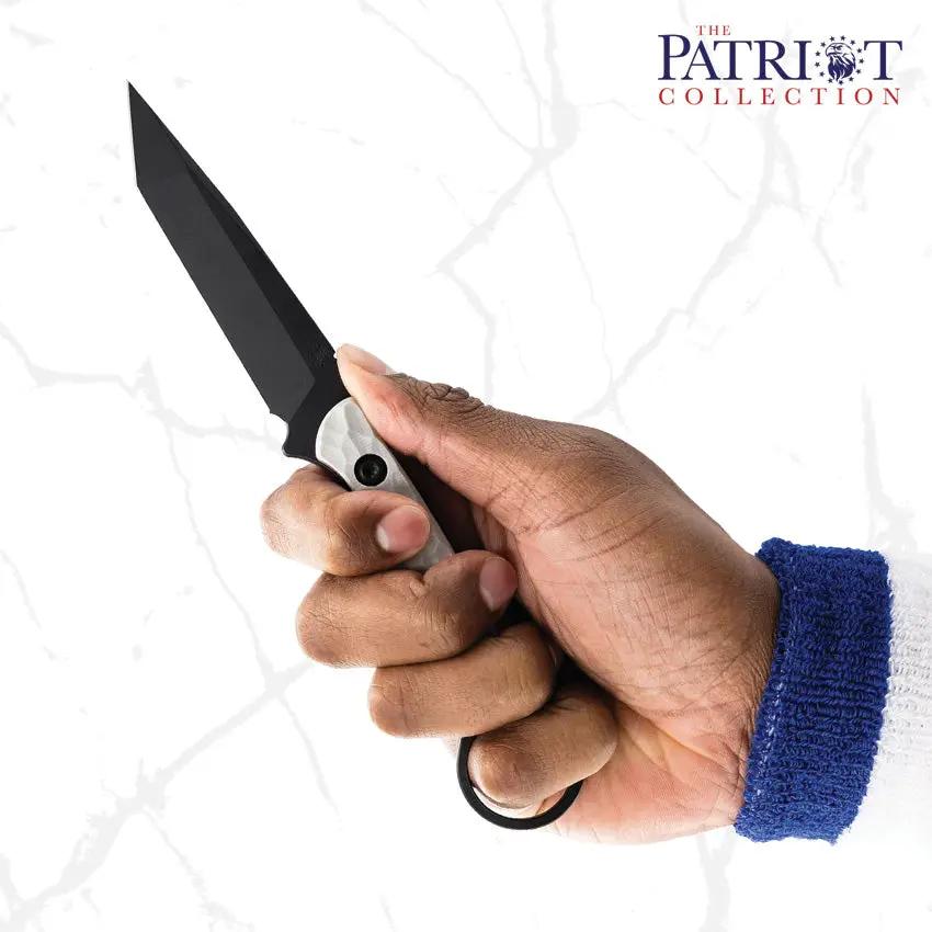 Toor Serpent T Patriot Fixed Blade - CPM3V Tanto With G10 Handle Full Tang FlexTech Sheath by Toor
