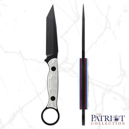 Toor Serpent T Patriot Fixed Blade - CPM3V Tanto With G10 Handle Full Tang FlexTech Sheath by Toor
