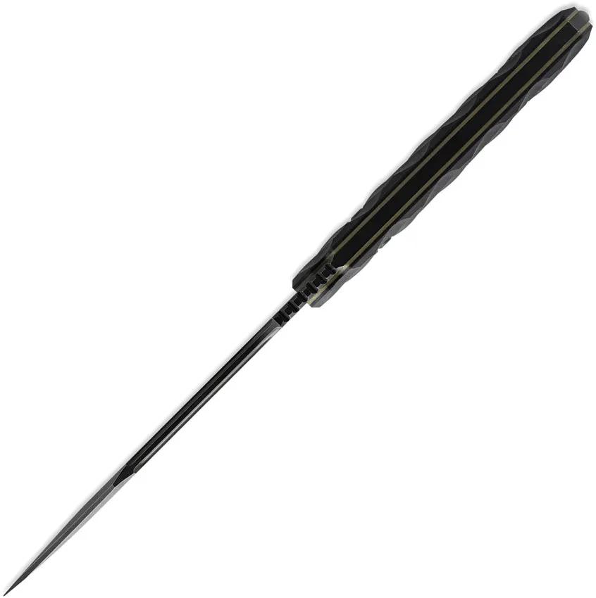 Toor Valor MK1 Fixed Blade Bomber - CPM Cru-Wear Steel 5.5 Inch Blade Black G10 Handle by Toor