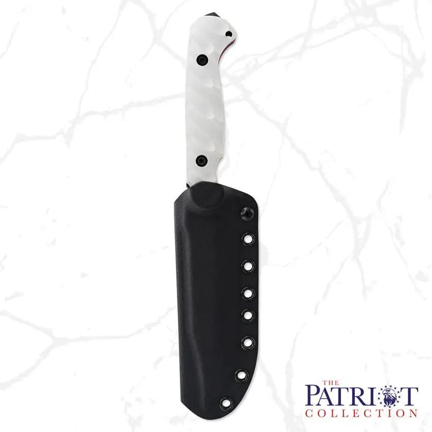 Toor Valor MK1 Fixed Blade Knife - Patriot Edition With CPM-Cru-Wear Steel And G10 Handle by Toor