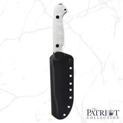 Toor Valor MK1 Fixed Blade Knife - Patriot Edition With CPM-Cru-Wear Steel And G10 Handle by Toor