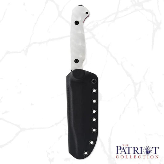 Toor Valor MK1 Fixed Blade Knife - Patriot Edition With CPM-Cru-Wear Steel And G10 Handle by Toor