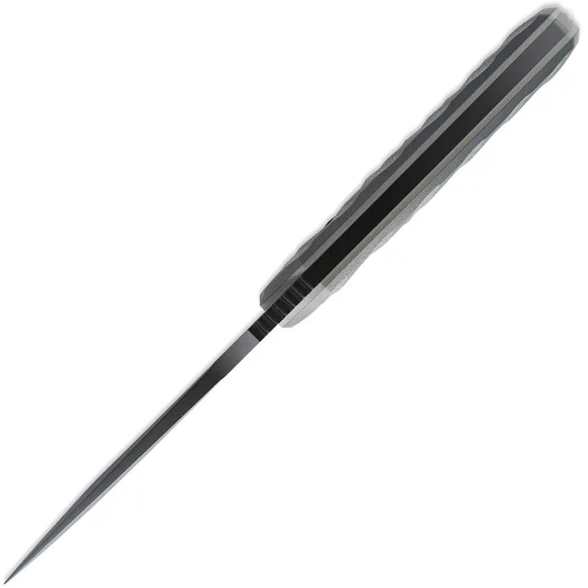 Toor Mullet S Fixed Blade - Black CPM-M4 Steel With Breacher Ball Tungsten Carbide, Full Tang, G10 Handle, Kydex Sheath by Toor
