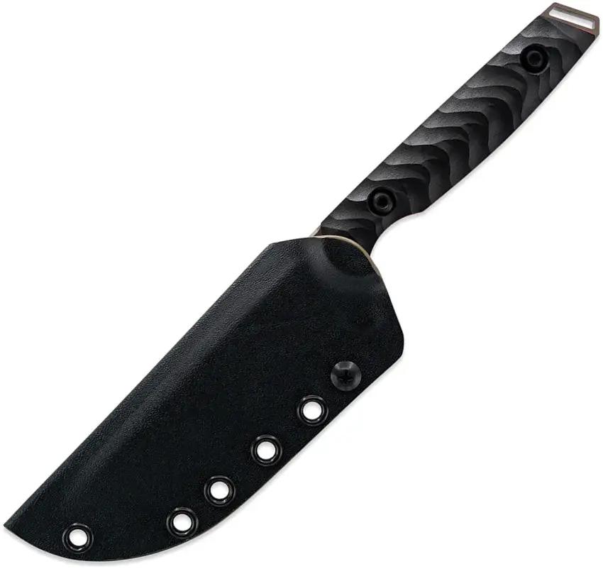 Toor Field 2.0 Canyon Fixed Blade - Dark Earth Gun Kote CPM 154 Blade With Ebony Wood Handle by Toor