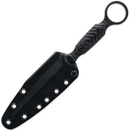 Toor Specter R Fixed Blade Socom - Black Gun-Kote CPM-M4 Double-Edge Dagger Blade by Toor