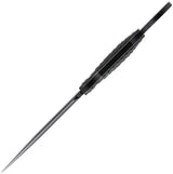 Toor Specter R Fixed Blade Socom - Black Gun-Kote CPM-M4 Double-Edge Dagger Blade by Toor