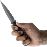 Toor Specter R Fixed Blade - Gray Gun Kote CPM M4 Dagger With Double Edge G10 Handle And Kydex Sheath by Toor