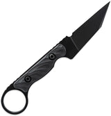 Toor Jank Shank Pikal Shadow Black - 7 Inch Fixed Blade With Black Oxide CPM-154 Tanto And G10 Handle by Toor