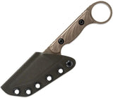 Toor Jank Shank Pikal Earth - 7 Inch CPM154 Tanto Knife With Dark Earth Oxide Blade by Toor