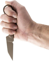 Toor Jank Shank Pikal Earth - 7 Inch CPM154 Tanto Knife With Dark Earth Oxide Blade by Toor