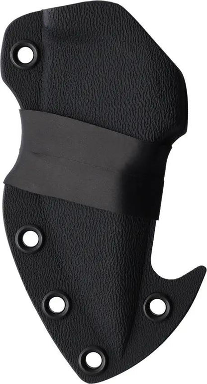 Toor MDV Plus One Bounty Gold D2 Tool Steel Blade One Piece Construction Bounty Gold Finish Black Kydex Sheath by Toor