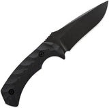 Toor Mullet Fixed Blade Carbon - CPM-154 Full Tang Knife With Glass Breaker G10 And Carbon Fiber Handle by Toor