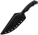 Toor Raven Fixed Blade Knife - CPM 3V Carbon Steel Blade With Black Stonewash Finish by Toor
