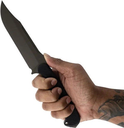Toor Valor Fixed Blade Woodland - 5.5 Inch CPM-3V Blade with G10 Handle Full Tang Lanyard Hole by Toor
