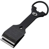 Boomerang Tool Tie-Fast Magnum Line Clipper With Keyring Eye Cleaner Stainless Matte Black For Anglers by Boomerang Tool