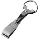 Boomerang Tool Tie-Fast 4-in-1 Knot Tyer Line Clipper Hook Sharpener Eye Cleaner Stainless Keyring For Anglers by Boomerang Tool