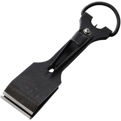 Boomerang Tool Tie Fast Combo Tool Anglers 3.5 Stainless Matte Black Keyring Nail Knot Tyer Line Clipper Eye Cleaner by Boomerang Tool