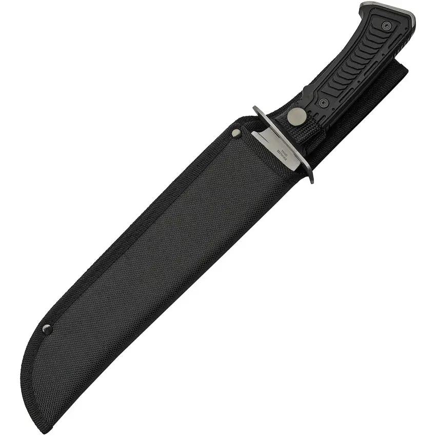Trump Bowie TRV-1515SL - 15 Inch Overall Satin Finish Stainless Bowie Knife With Black ABS Handle And Sheath by Miscellaneous