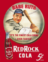 Tin Signs Babe Ruth Red Rock Cola 149 by Tin Signs