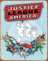 Tin Signs Retro Justice League 1641 by Tin Signs
