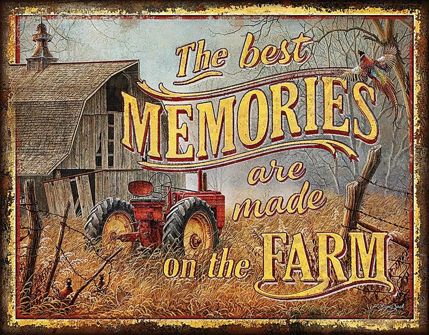 Tin Signs Farm Memories 2094 by Tin Signs