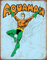 Tin Signs Retro Aquaman 2254 by Tin Signs