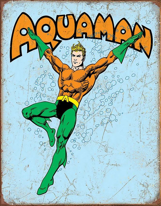 Tin Signs Retro Aquaman 2254 by Tin Signs