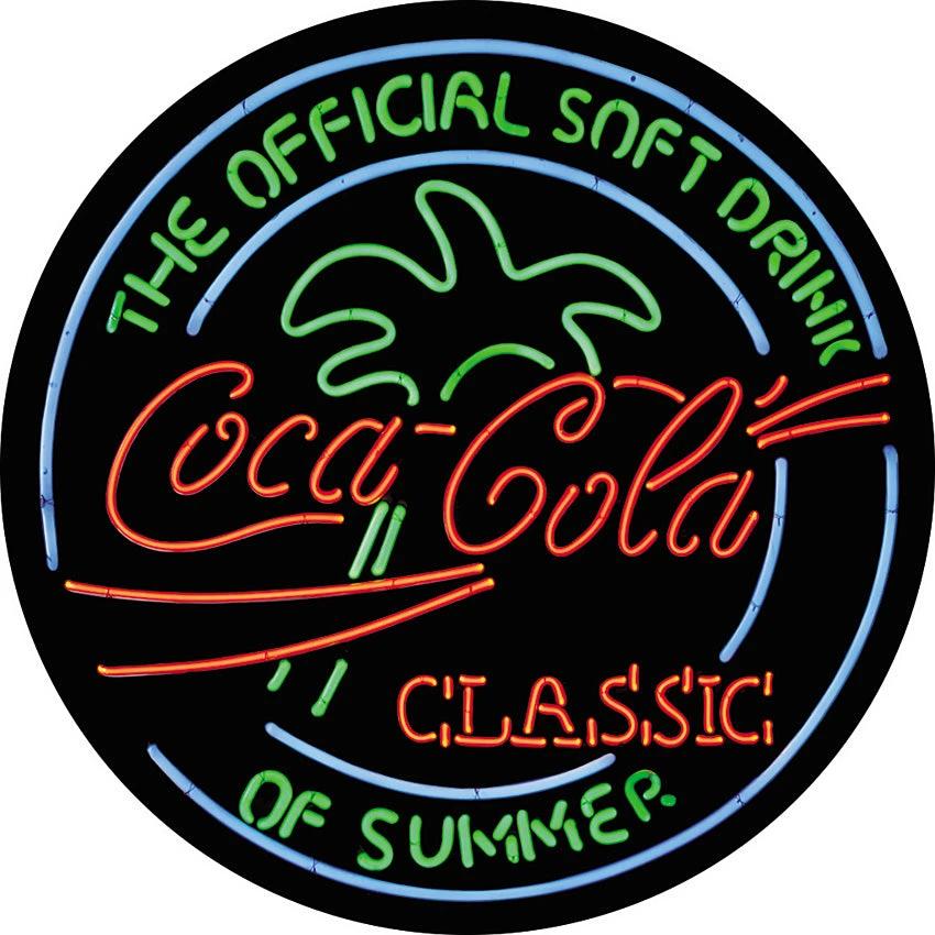 Tin Signs Coke Classic Round 2426 by Tin Signs