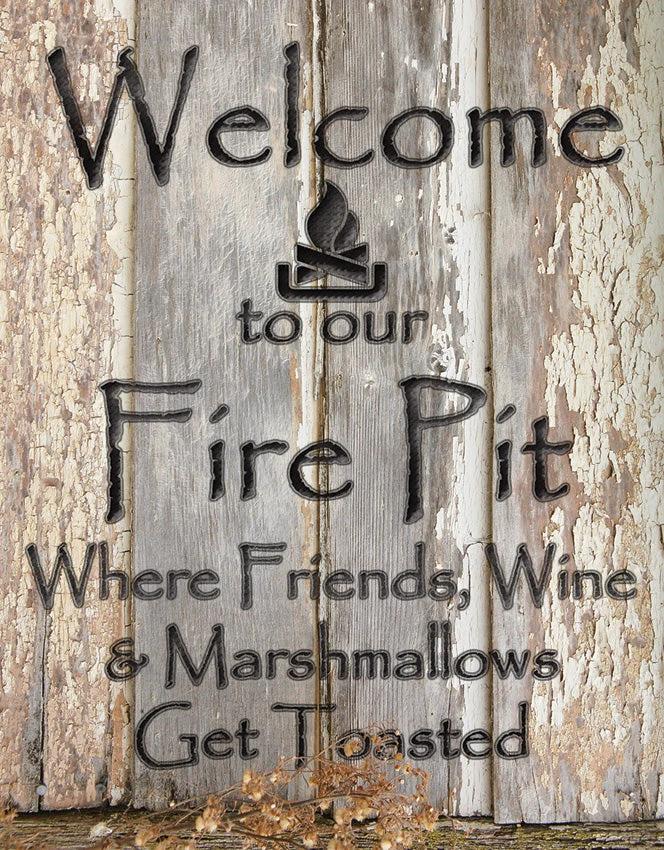 Tin Signs Fire Pit 2455 by Tin Signs