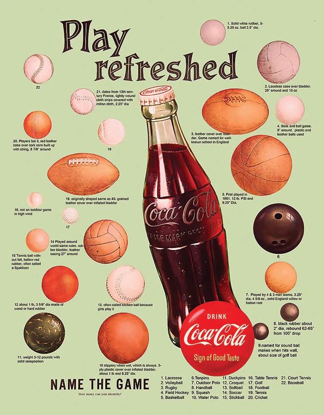 Tin Signs Coke Sports 2462 by Tin Signs