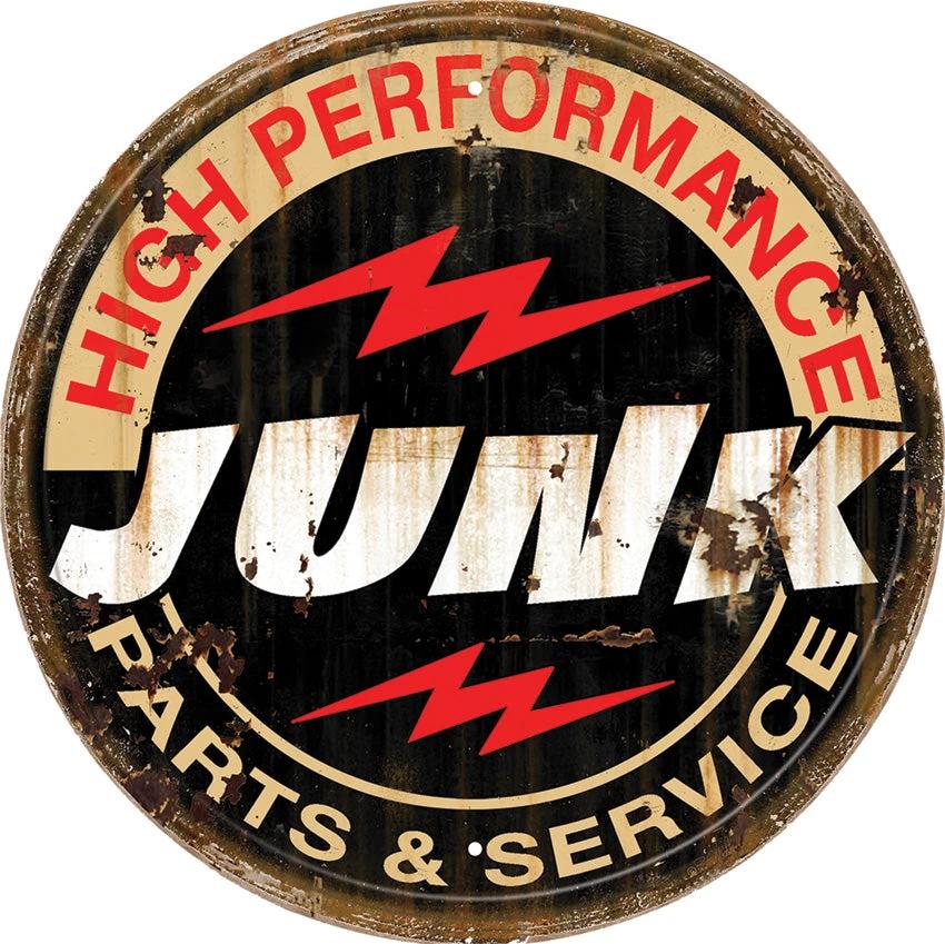 Tin Signs Junk P&S Round Tin Sign 2463 by Tin Signs
