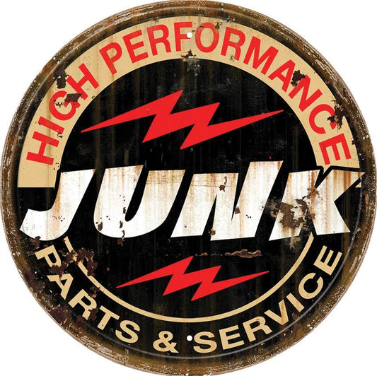 Tin Signs Junk P&S Round Tin Sign 2463 by Tin Signs