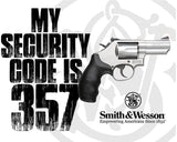 Tin Signs S&W Security Code 357 2480 by Tin Signs