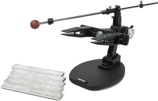 TSPROF Kadet Pro Sharpening Kit - Precise Rack And Pinion Angle Control For Consistent Dual-Sided Sharpening by TSPROF