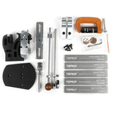 TSPROF Pioneer Sharpening Kit With Five Diamond Plates For Precise Knife Sharpening And 12 To 26 Degree Angles by TSPROF