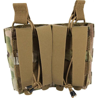 Tasmanian Tiger 2 SGL Mag Pouch Belt MKII Rugged Multicam Cordura Retention MOLLE Compatible For Tactical Operators by Tasmanian Tiger