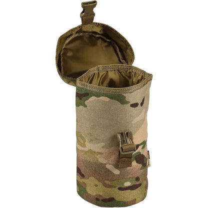 Tasmanian Tiger 1L Bottle Holder Multicam Insulated 5mm Foam Durable Cordura With Quick Release Lid Outdoor Adventurers by Tasmanian Tiger