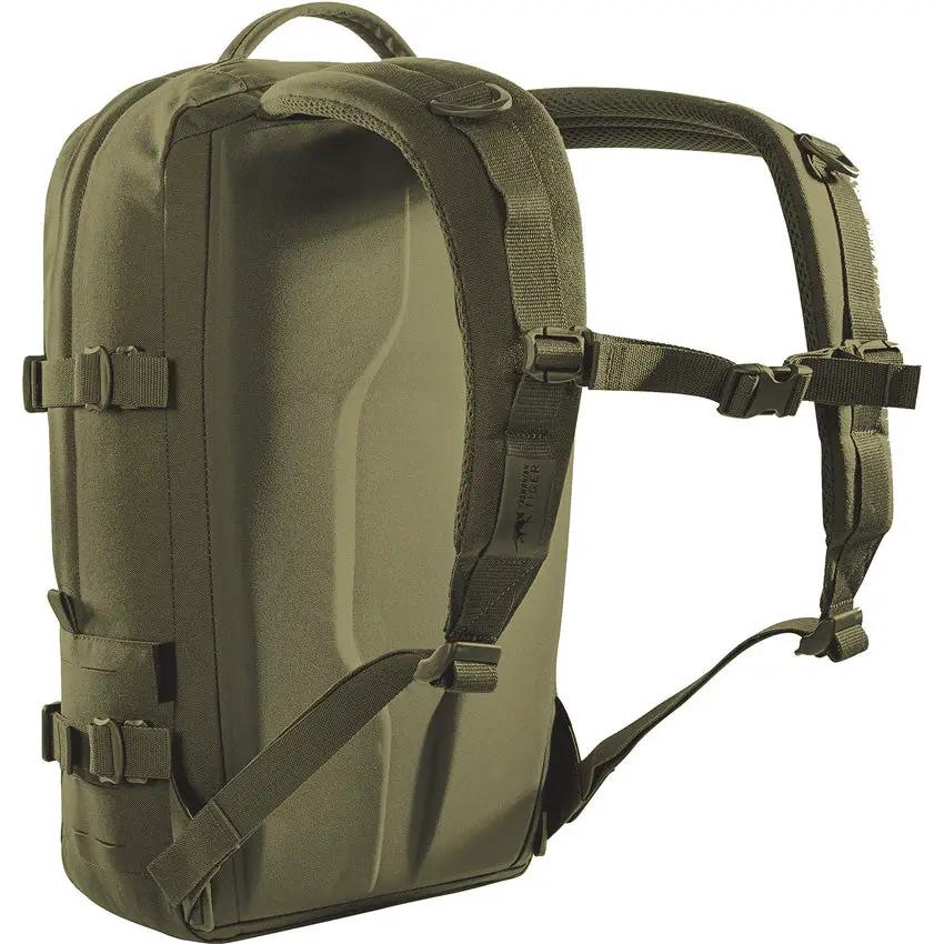 Tasmanian Tiger Modular Daypack XL OD With Thermo Mold Carry System 23L For Outdoor Enthusiasts by Tasmanian Tiger