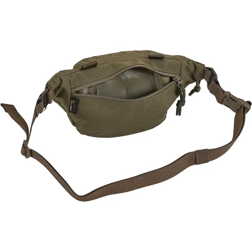 Tasmanian Tiger Modular Hip Bag Olive TT-7185 Three Zip Compartments MOLLE Compatible For Tactical Outdoor Enthusiasts by Tasmanian Tiger