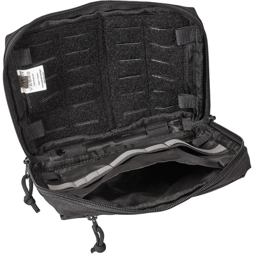 Tasmanian Tiger EDC Pouch Black TT-7197-040 Durable 700D Cordura With Zip Front Pocket Map Pocket For Everyday Carry by Tasmanian Tiger