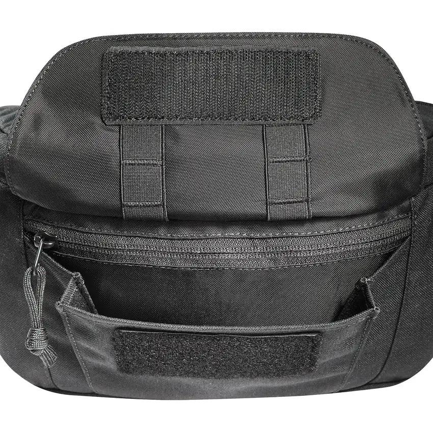 Tasmanian Tiger Modular Hip Bag II Black 5L Rugged With Safety Buckle Removable Belt Gear Hooks For Outdoor Pros by Tasmanian Tiger