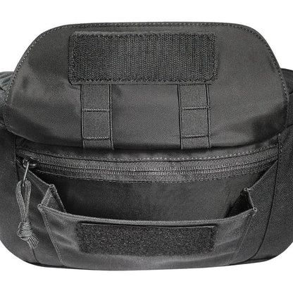 Tasmanian Tiger Modular Hip Bag II Black 5L Rugged With Safety Buckle Removable Belt Gear Hooks For Outdoor Pros by Tasmanian Tiger
