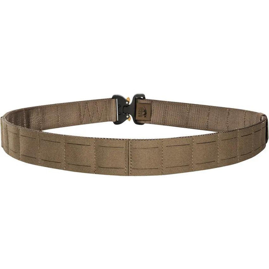 Tasmanian Tiger Tactical Modular Belt Large Coyote Brown With 25 MOLLE Segments and 45mm Cobra Buckle by Tasmanian Tiger