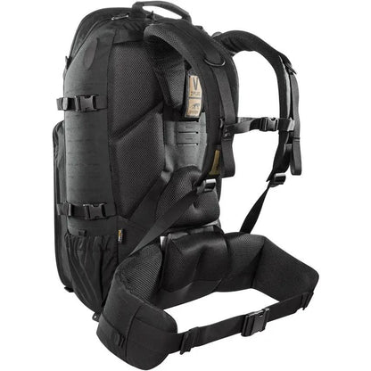 Tasmanian Tiger Modular Trooper Pack 55L Black Tactical Backpack For Operators With V2 Plus Carry System Rain Cover by Tasmanian Tiger
