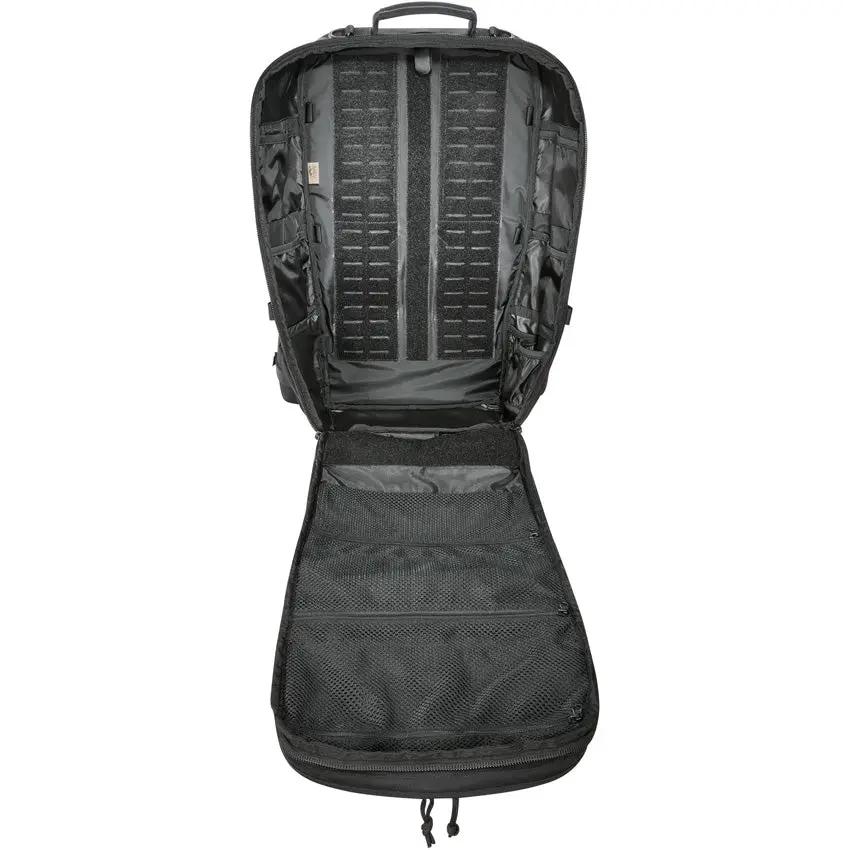 Tasmanian Tiger Modular Trooper Pack 55L Black Tactical Backpack For Operators With V2 Plus Carry System Rain Cover by Tasmanian Tiger