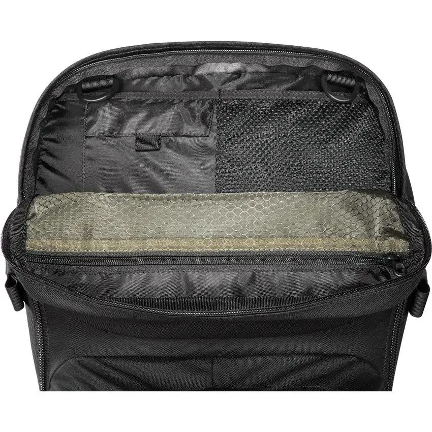 Tasmanian Tiger Modular Trooper Pack 55L Black Tactical Backpack For Operators With V2 Plus Carry System Rain Cover by Tasmanian Tiger