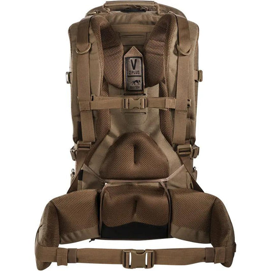 Tasmanian Tiger Modular Trooper Pack Coyote 55L V2 Plus Carry System with Rain Cover for Tactical Professionals by Tasmanian Tiger