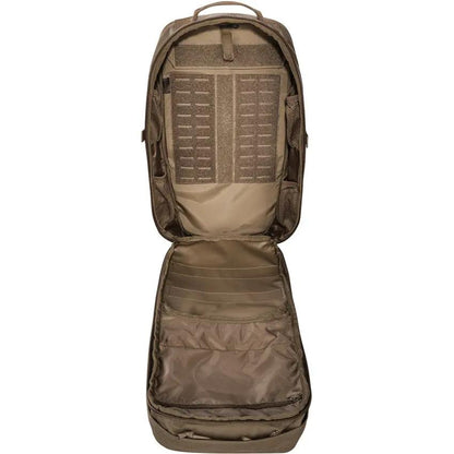 Tasmanian Tiger Modular Combat Pack Coyote 22L For Tactical Pros With Aluminum Supports Hydration Ready by Tasmanian Tiger